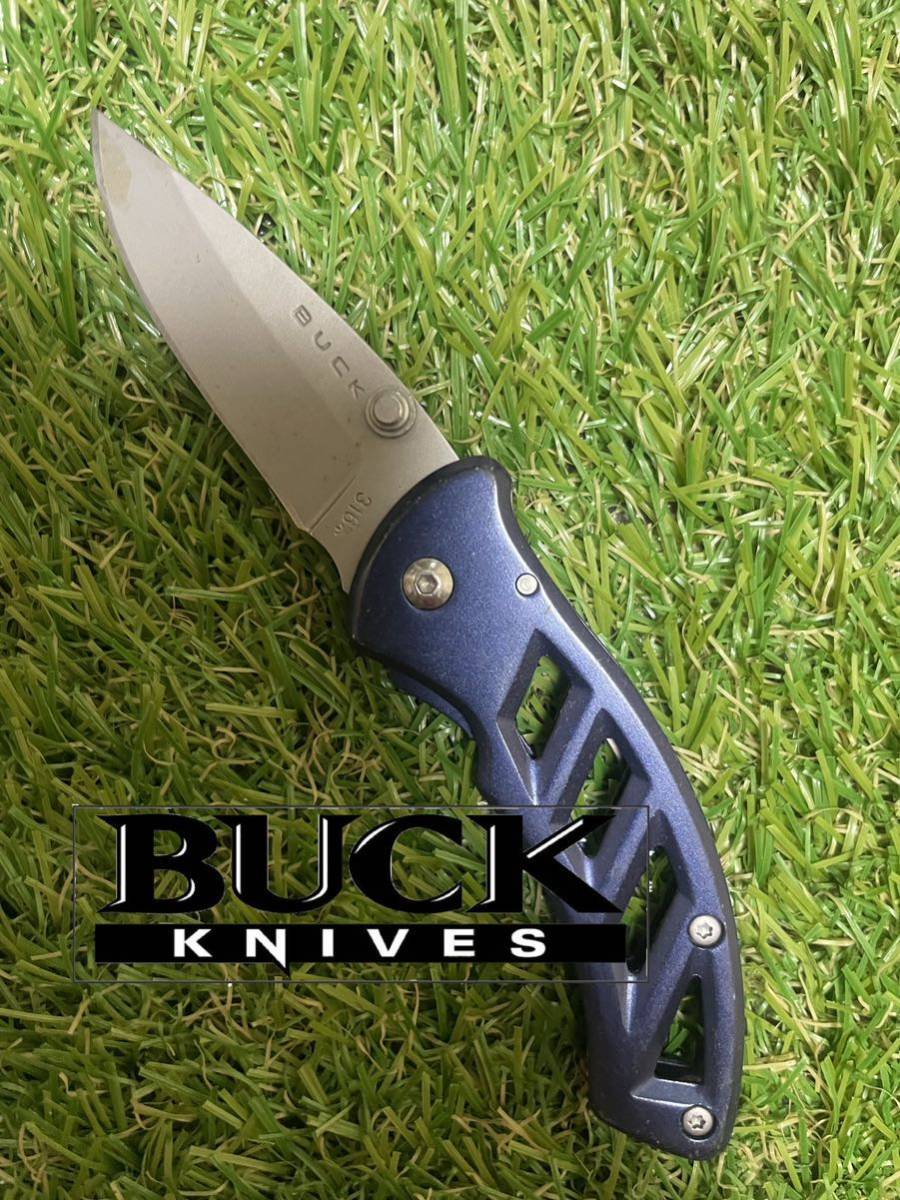 BUCK Knife #931 Parallex 316 バックナイフ 折りたたみナイフ ...