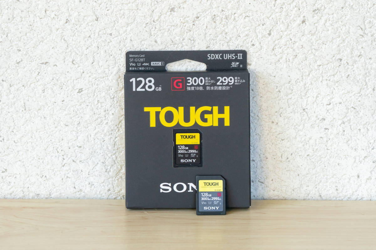 美品 SONY SF-G128T SDXCカード 128GB UHS-Ⅱ SDカード TOUGH 送料無料
