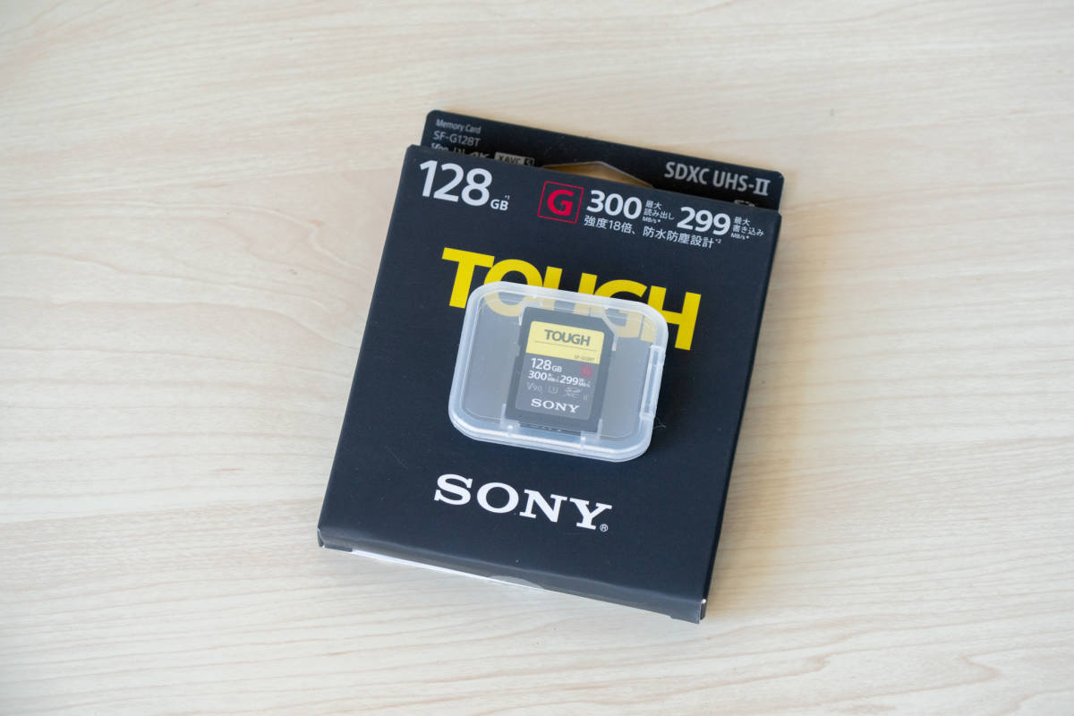 美品 SONY SF-G128T SDXCカード 128GB UHS-Ⅱ SDカード TOUGH 送料無料
