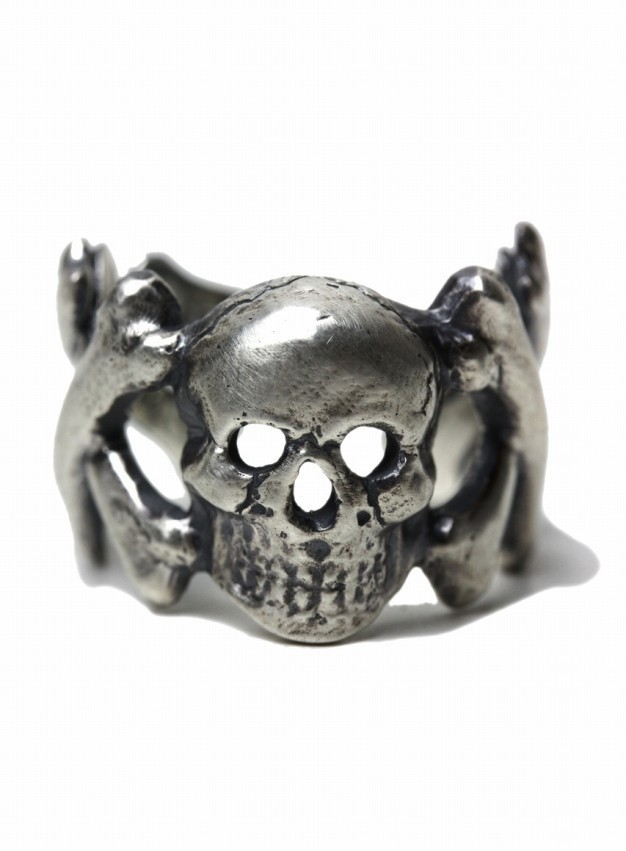 RED TAiL レッドテイル/ViSE/RKK-412.sk2/RT-SKULL2 RiNG(Silver925)新品、税込価格、送料込み、ハーレー、チョッパー