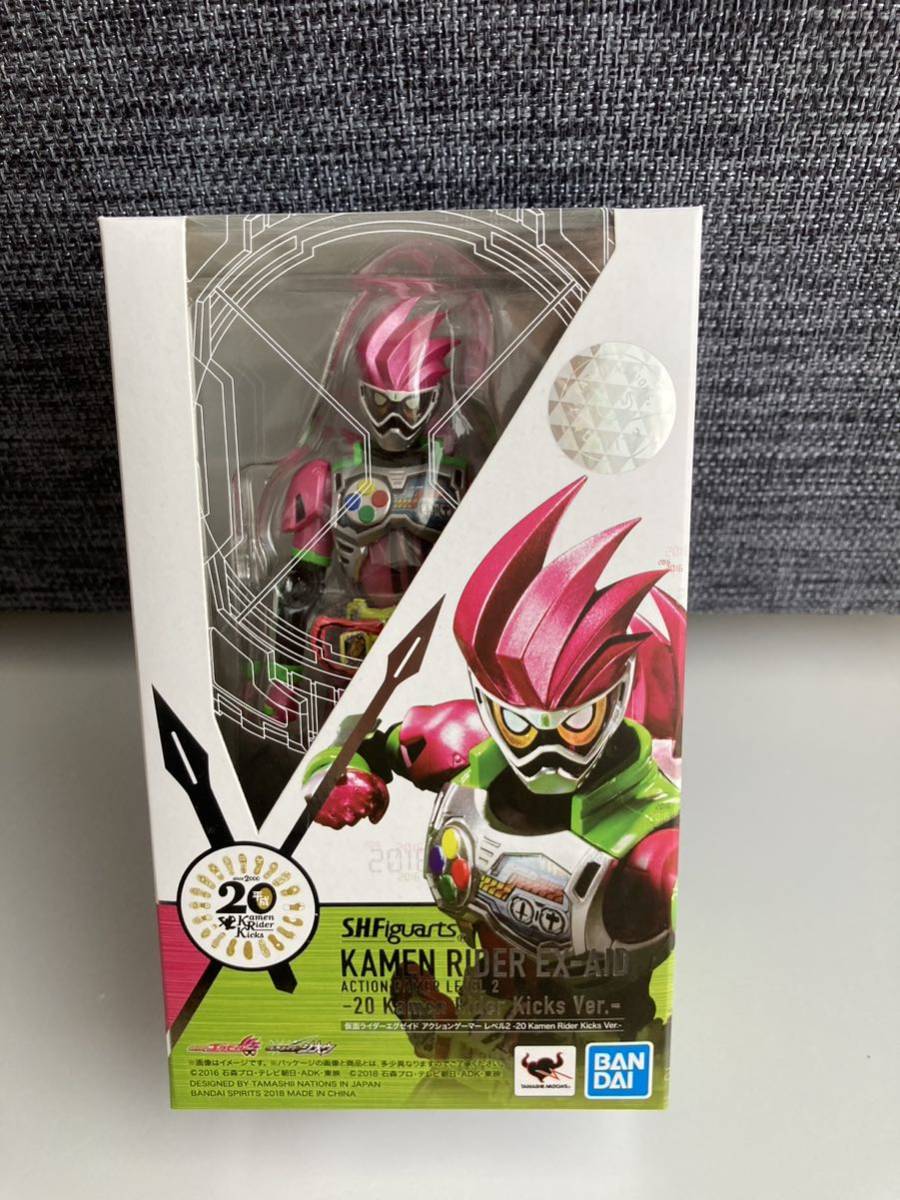 【未開封品】S.H.Figuarts 仮面ライダーエグゼイド アクションゲーマー レベル2 -20 Kamen Rider Kicks Ver.-_画像1