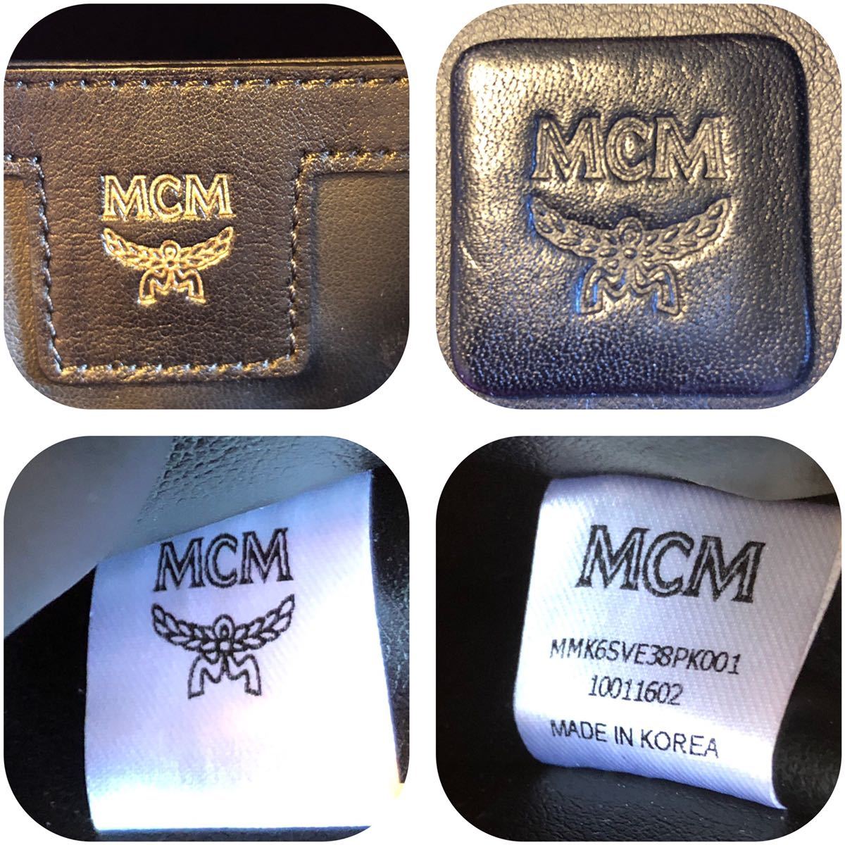 【中古美品 全国送料無料】MCM バックパック スタッズ リュック_画像9