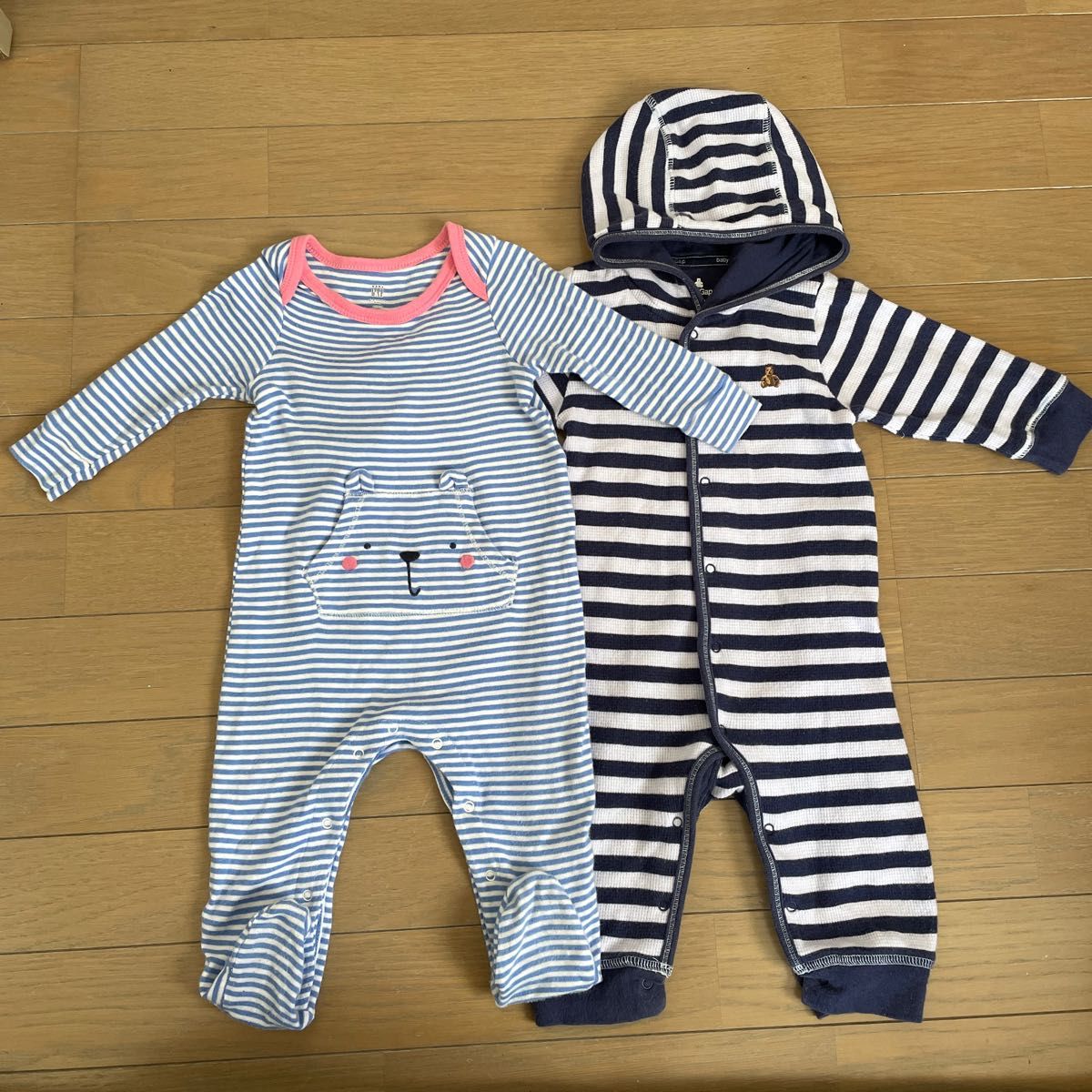 baby GAP 長袖 長ズボン カバーオール ロンパース 冬 足つき - ロンパース