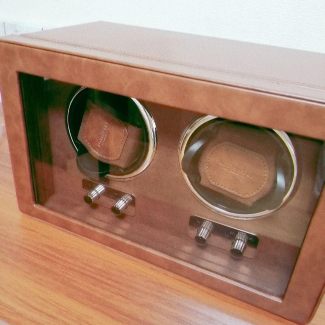 大切な時計コレクションに 新品 ROTHWELL ダブルウォッチワインダー