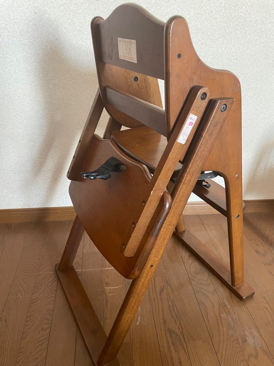 大和屋 アレグレ 折りたたみ ベビーチェア 木製ハイチェアテーブル付 ブラウン|PayPayフリマ 大和屋 木製 ハイチェア テーブル付 ベビーチェア 折りたたみ アレグレ