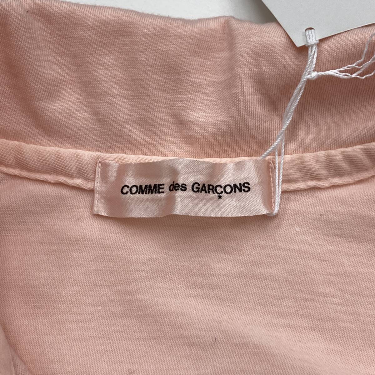 新未使用品 AD1999 COMME des GARCONS 半袖 ポロシャツ ピンク コムデギャルソン カットソー Tシャツ 90s VINTAGE archive 2090236_画像4