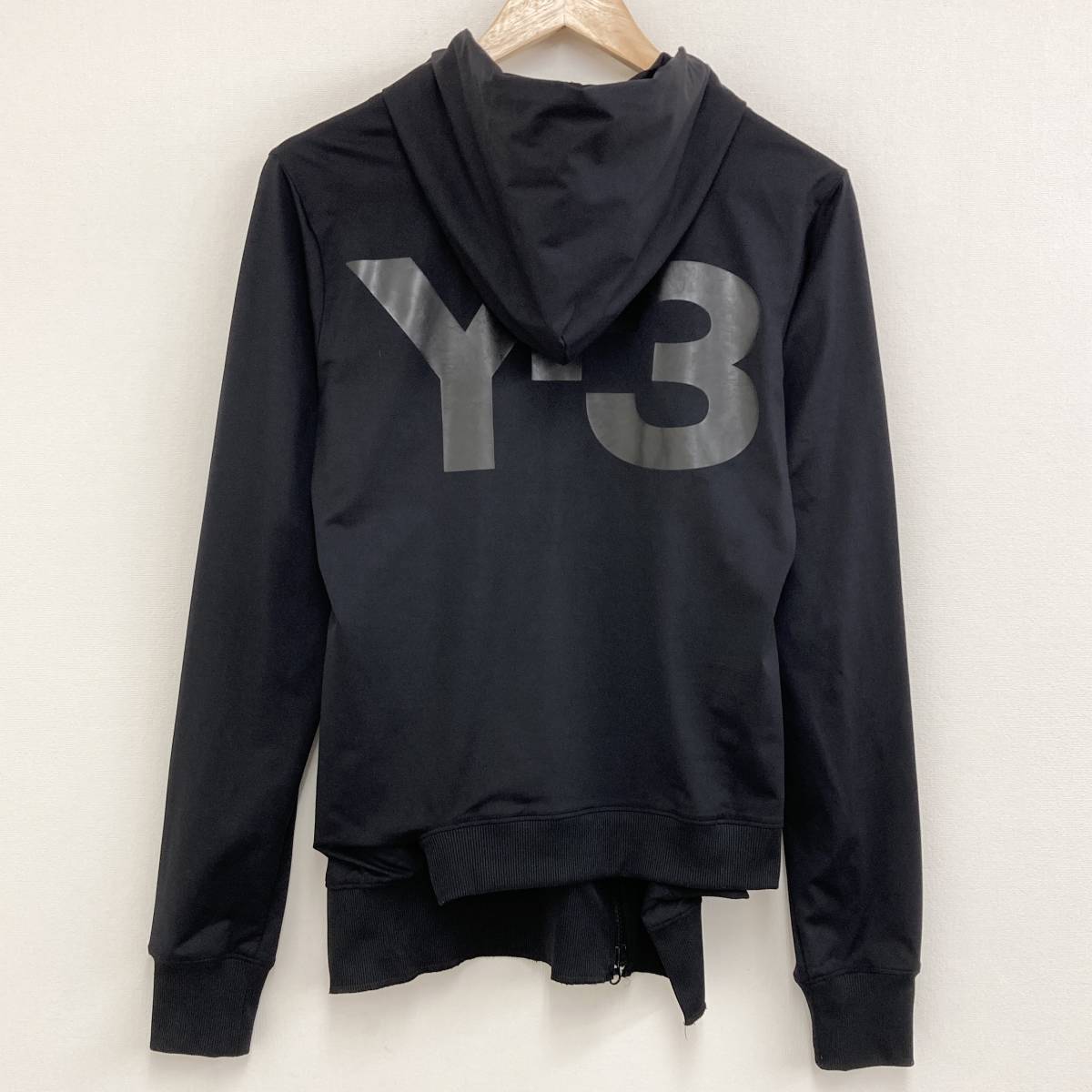 Y-3 ヨウジヤマモト 変形 ナイロン パーカー ジャージ ブラック XSサイズ ワイスリー Yohji Yamamoto ジャケット ブルゾン archive 3040256