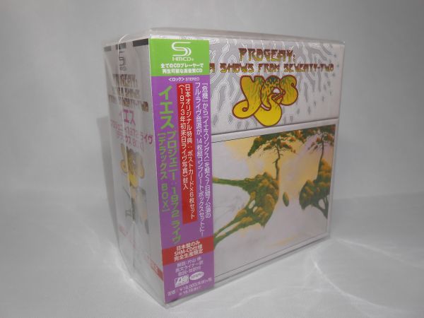 未開封 プロジェニー 1972 ライヴ デラックス BOX SHM-CD 14枚組 完全生産限定 イエス YES