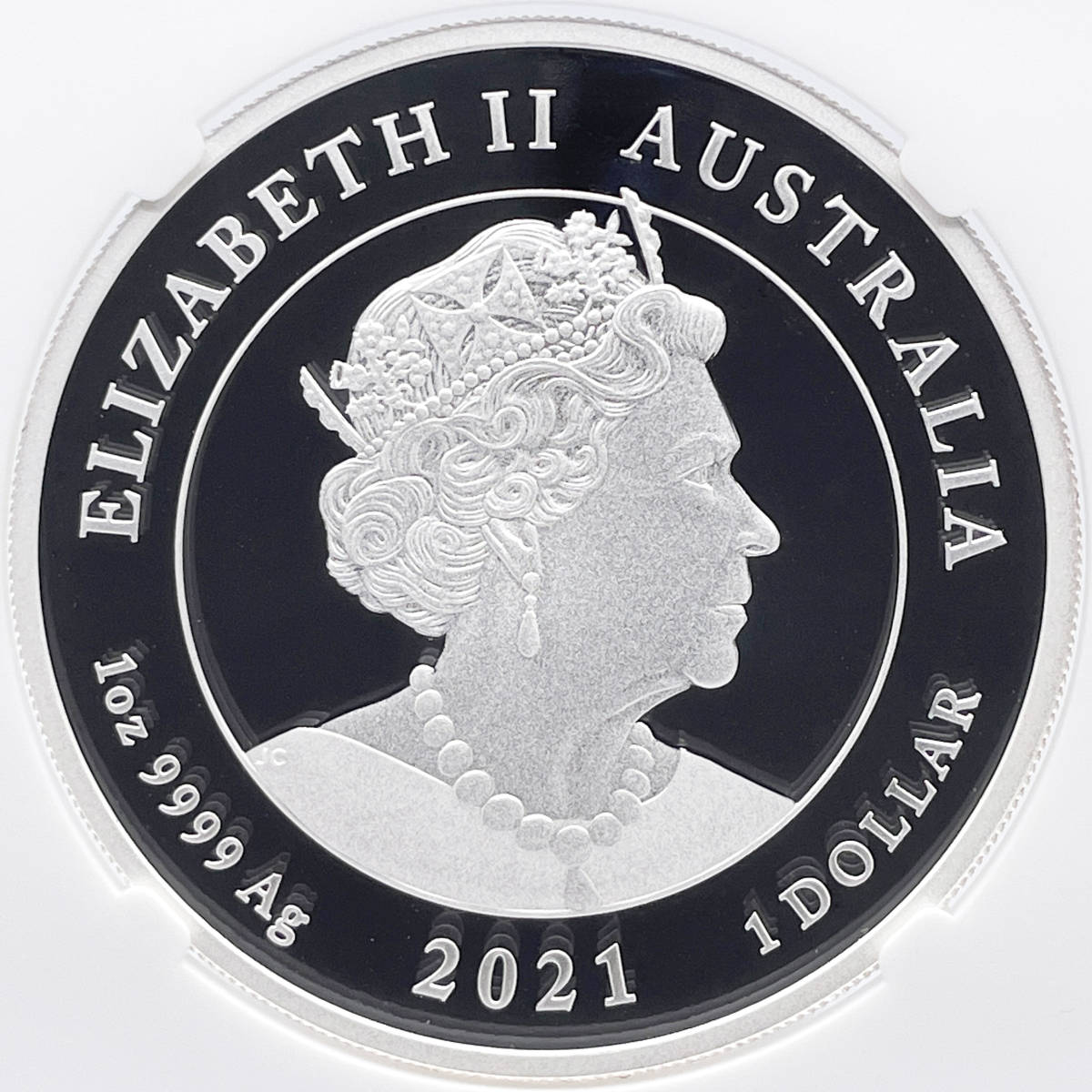 2021 オーストラリア エリザベス 2世 95周年 NGC PF70UC 1オンス oz 1