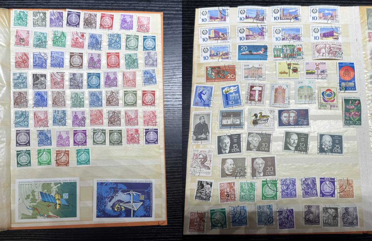 小型切手 記念切手 外国切手 使用済 未使用 切手 stamp book 消印有含む 4D101AN_画像8