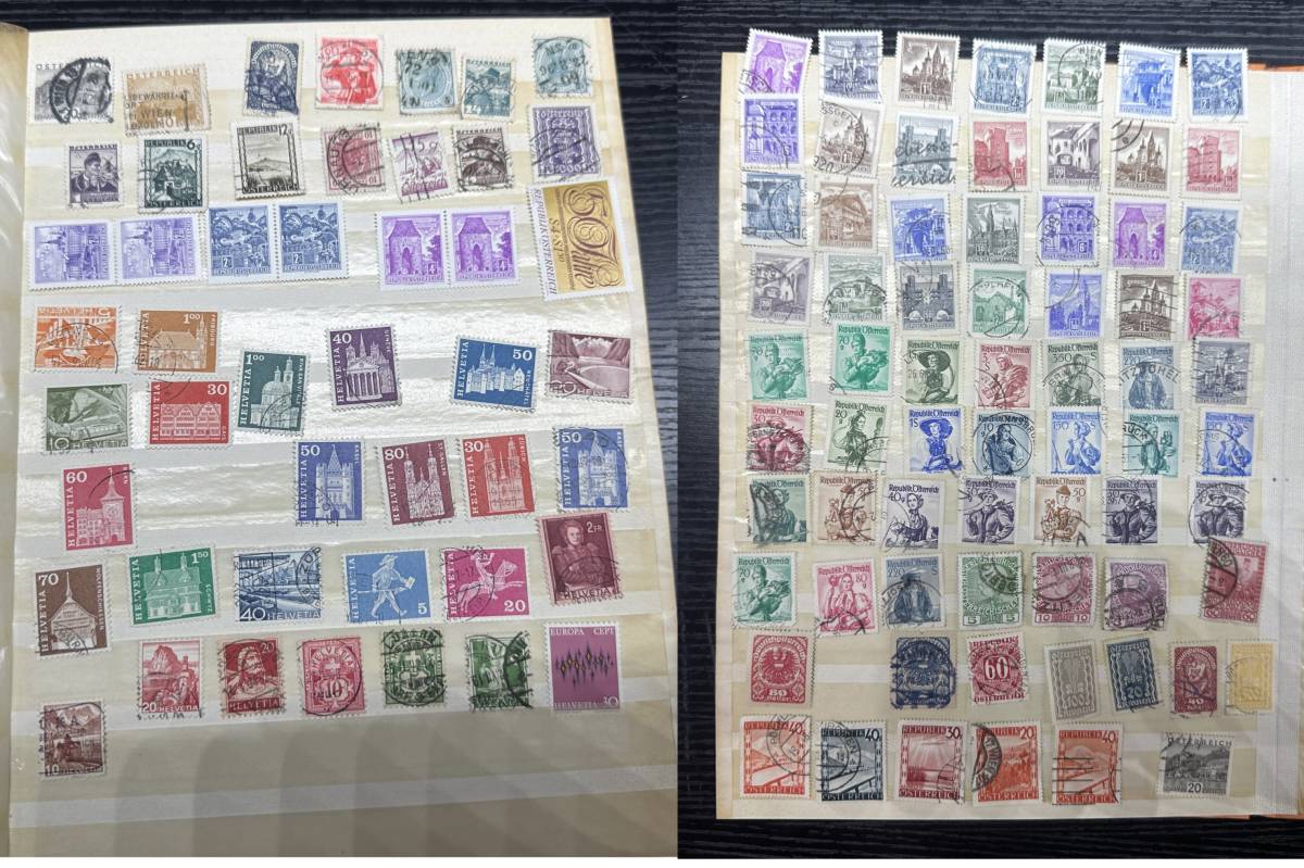 小型切手 記念切手 外国切手 使用済 未使用 切手 stamp book 消印有含む 4D101AN_画像6