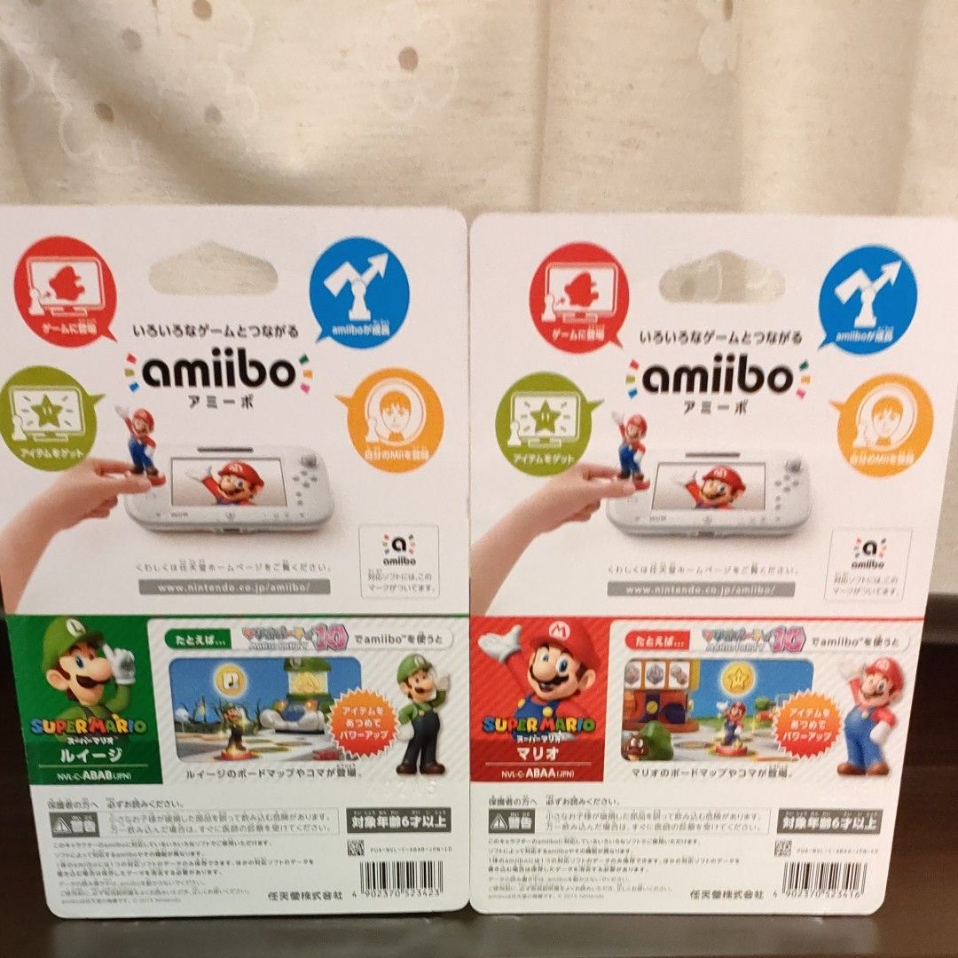 Wii U/3DS amiibo マリオ ルイージセット販売（スーパーマリオシリーズ） アミーボ