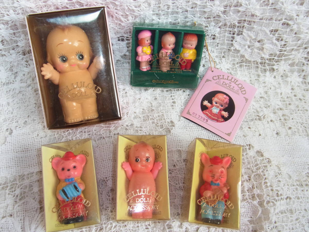 都内で 懐しのセルロイド人形 セキグチSekiguchi1985復刻 CELLULOID