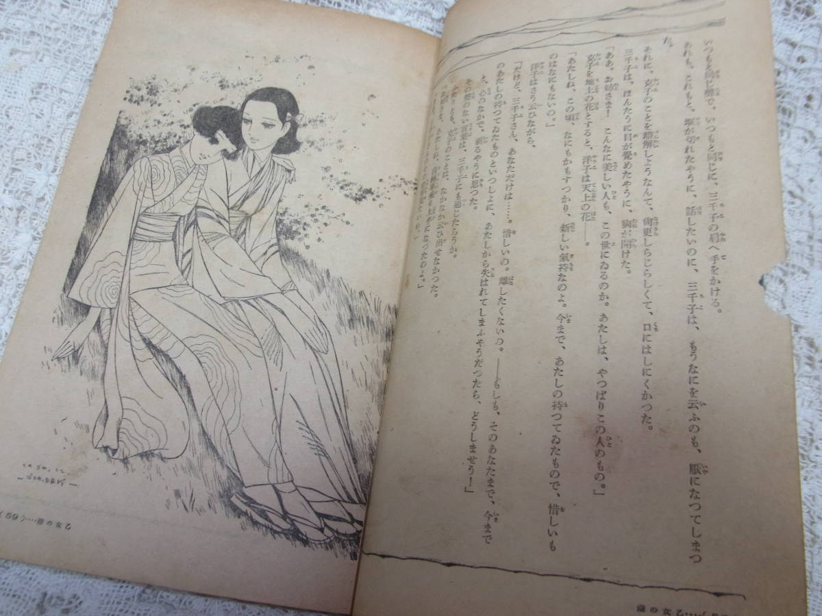 本●落丁少女雑誌「少女の友」昭和12年12月号1937年実業之日本社　中原淳一表紙　かつぢ蕗谷虹児川端康成由利聖子吉川英治宮本三郎山口将吉_画像6