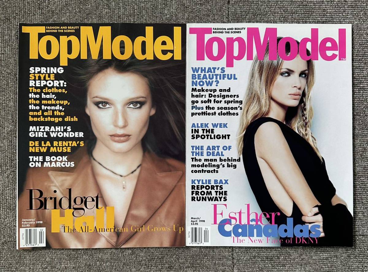 ■洋雑誌 Top Model 1998年1/2月号～1998年3/4月号 2冊セット スーパー・モデル 洋書
