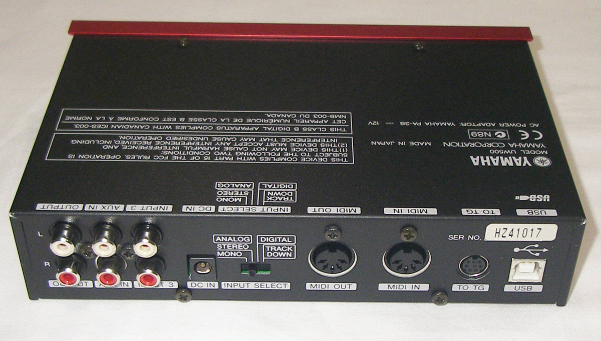 *YAMAHA MU500/UW500 USB Tone Generator*OK!!*MADE in JAPAN*