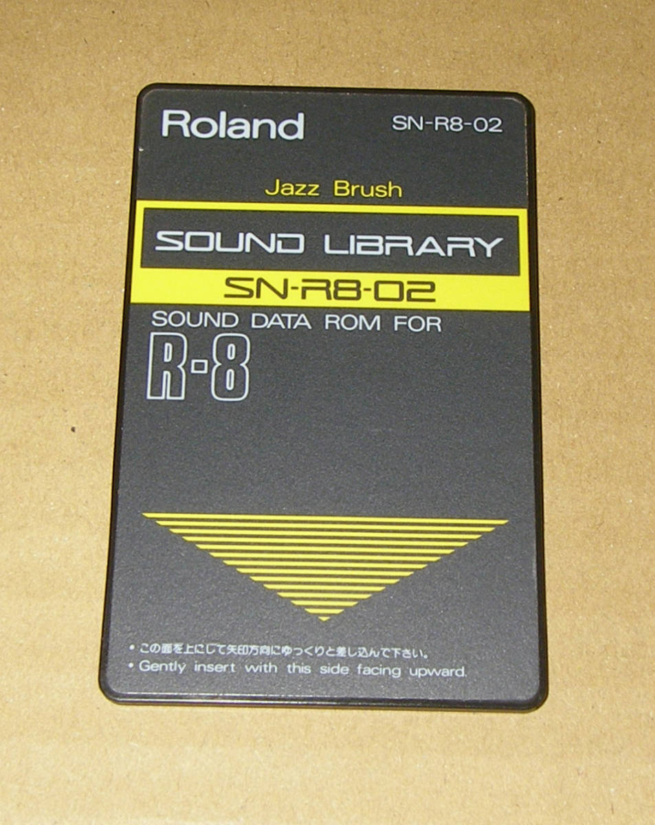 ★Roland SOUND LIBRARY SN-R8-02 JAZZ BRUSH★OK!!★MADE in JAPAN★