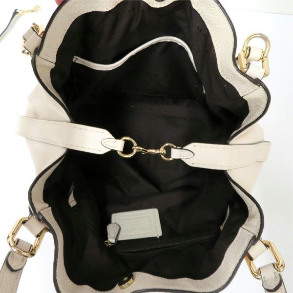 COACH/コーチ K1680 57124 イーディー 2WAY レザー ハンドバッグ ショルダー ホワイト