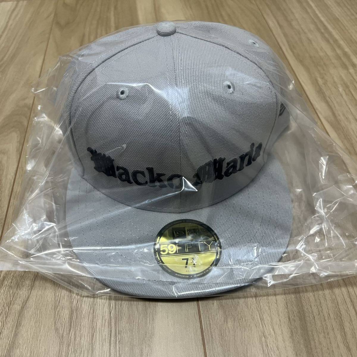 即決 7 3/4 wackomaria newera 59fifty 灰 61.5cm ワコマリア_画像3