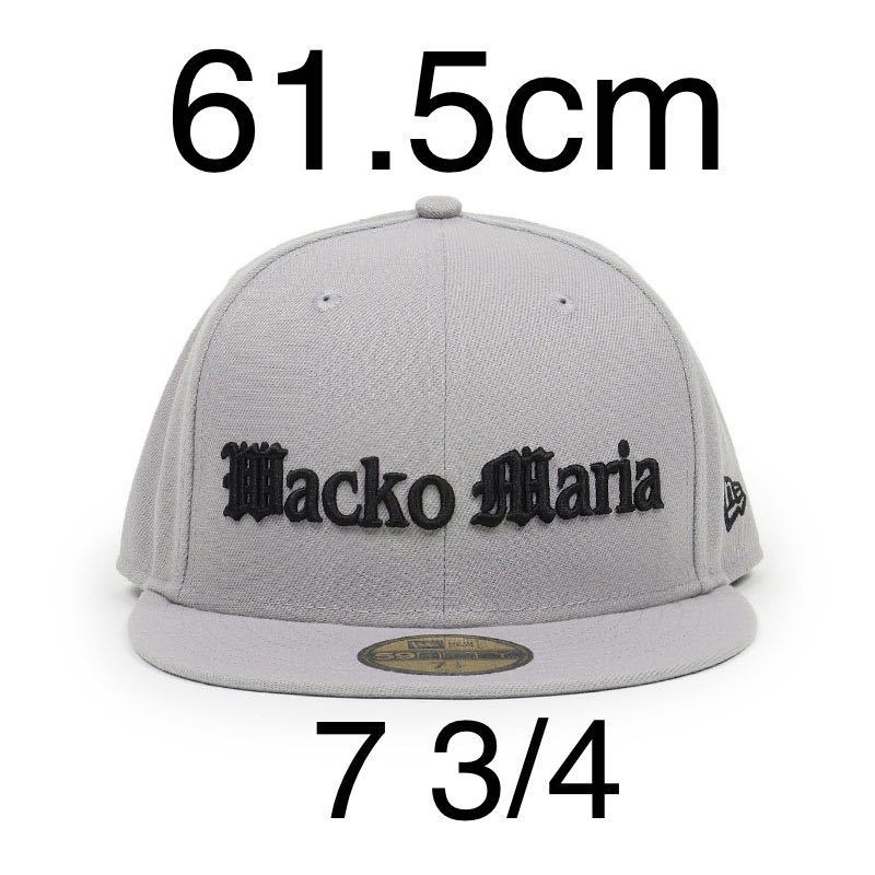 即決 7 3/4 wackomaria newera 59fifty 灰 61.5cm ワコマリア_画像1