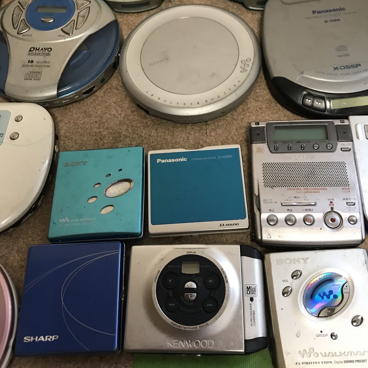 Panasonic SONY KENWOOD CDウォークマン MDウォークマン 色々まとめて