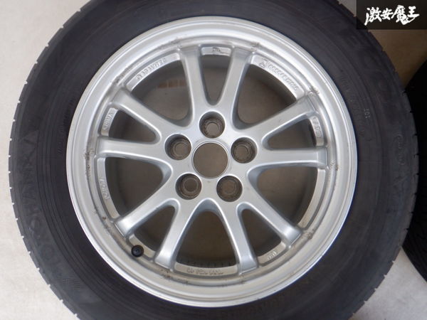 トヨタ純正 ZVW50 プリウス 15インチ 6.5J +40 5穴 PCD100 ヨコハマ ECOS ES31 195/65R15 4本 純正戻し スペア 補修用 車検用などに_画像3