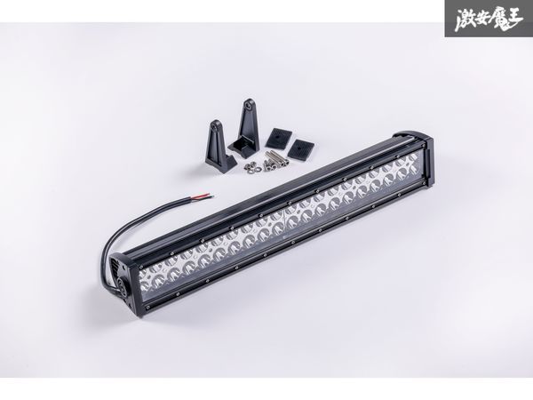 新品 WANGAN357 20インチ LED バーライト LEDバー ワークライト 作業灯 投光器 1本 560mm サイズ：横560mm 　高さ90mm　奥行90mm_画像2