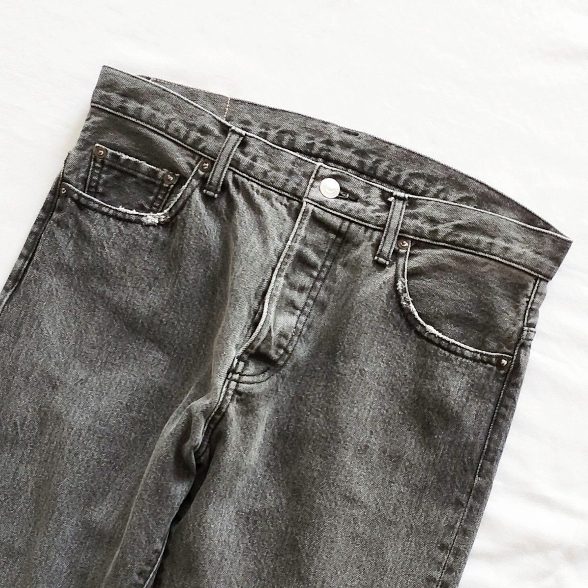 L'Appartement 【KURO/クロ】Dear My BF Denim L'Appartement BF denime HELLO MY DENIM ブラック 27