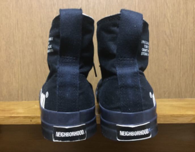 美品　ネイバーフッド NEIGHBORHOOD G.R.-HI / C-SNEAKER スニーカー BLACK ブラック_画像4