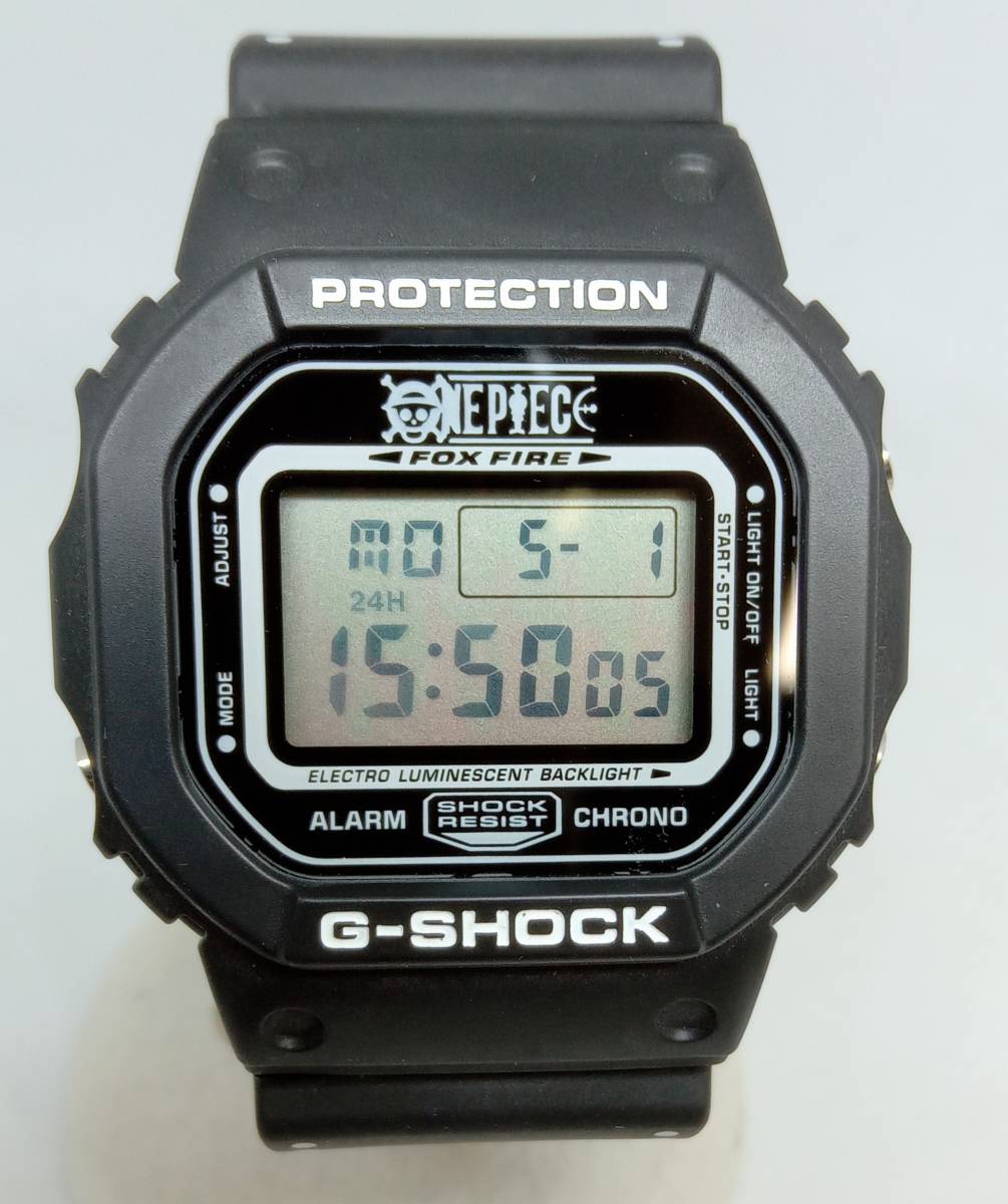 CASIO カシオ G-SHOCK ジーショック DW-5600VT ONE PIECE ワンピース コラボ メンズ クォーツ デジタル 腕時計 時計(コラボレーションモデル)｜売買されたオークション情報、ヤフオク!  の商品情報をアーカイブ公開