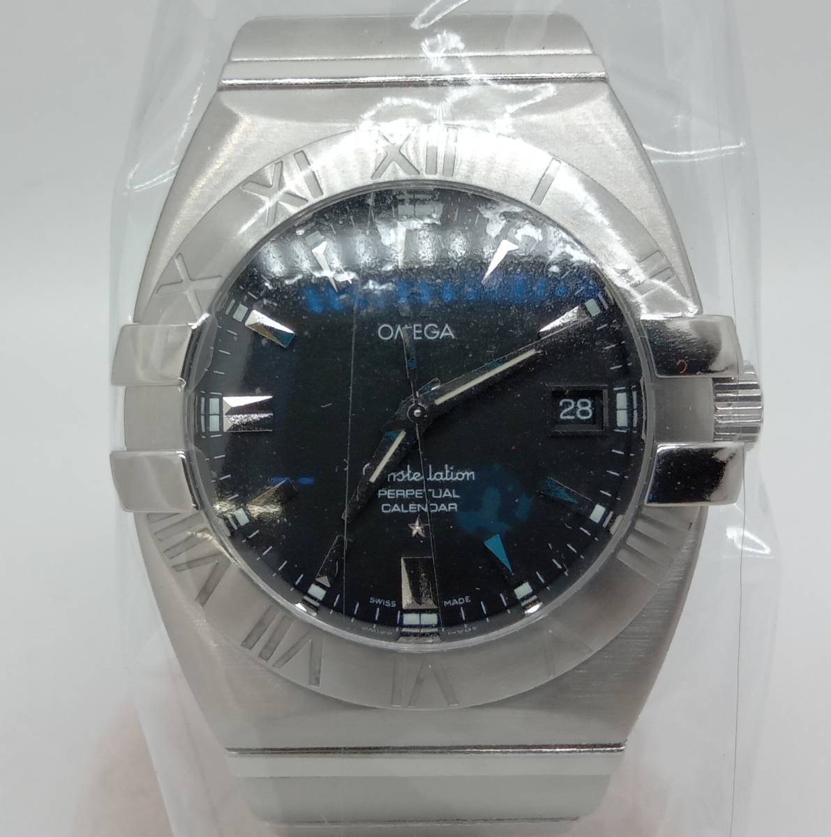 男性に人気! OMEGA Constellation 店舗受取可 黒文字盤 1513.51 腕時計 メンズ クォーツ ダブルイーグル コンステレーション オメガ コンステレーション 男性に人気! OMEGA Constellation 店舗受取可 黒文字盤 1513.51 腕時計 メンズ クォーツ ダブルイーグル コンステレーション オメガ コンステレーション