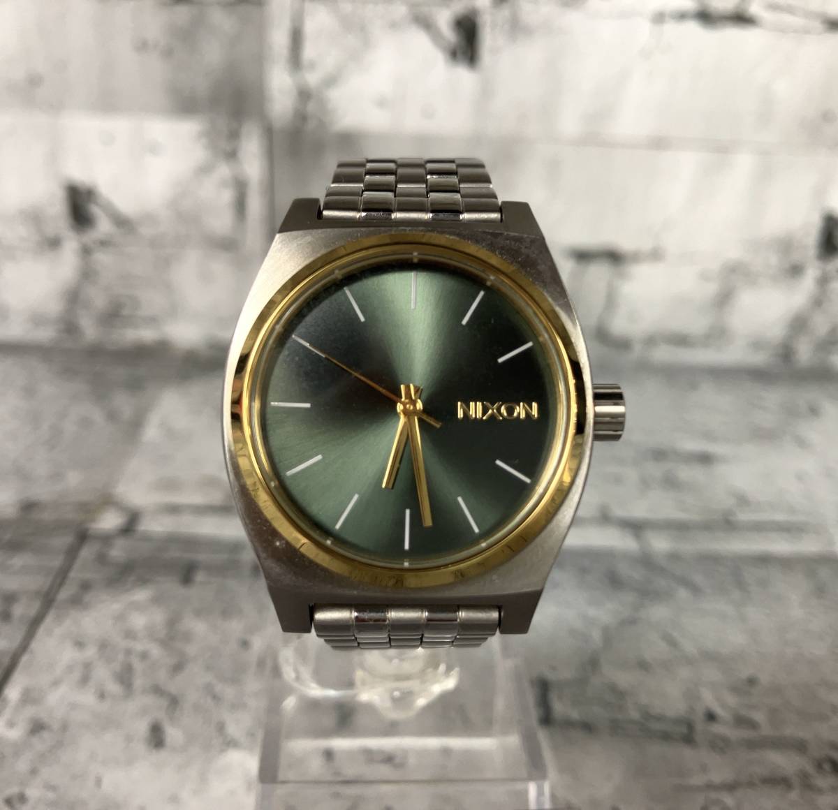 一流の品質 MEDIUM HAPPY ニクソン NIXON 腕時計 店舗受取可 グリーン