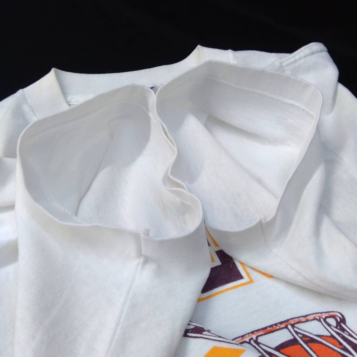 [80s] TRENCH MINNESOTA GOPHERS トレンチ メンズ 半袖Tシャツ 白 ホワイト XL ヴィンテージ 古着 店舗受取可_画像5