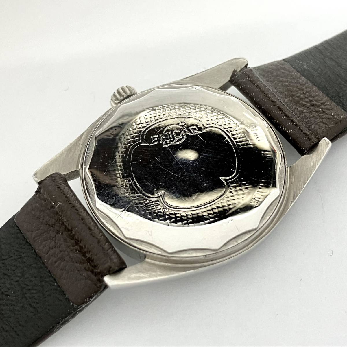 ジャンク ENICAR エニカ 手巻 レディース 腕時計 可動品_画像8