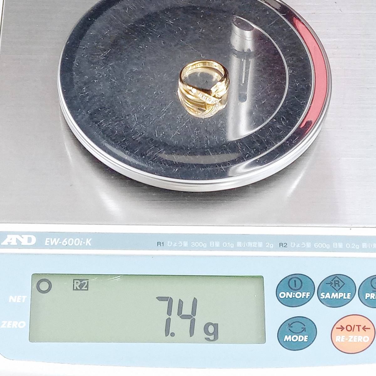 最安値挑戦!】 K18 #14 D0.09ct ゴールド 18金 約14号 ダイヤモンド
