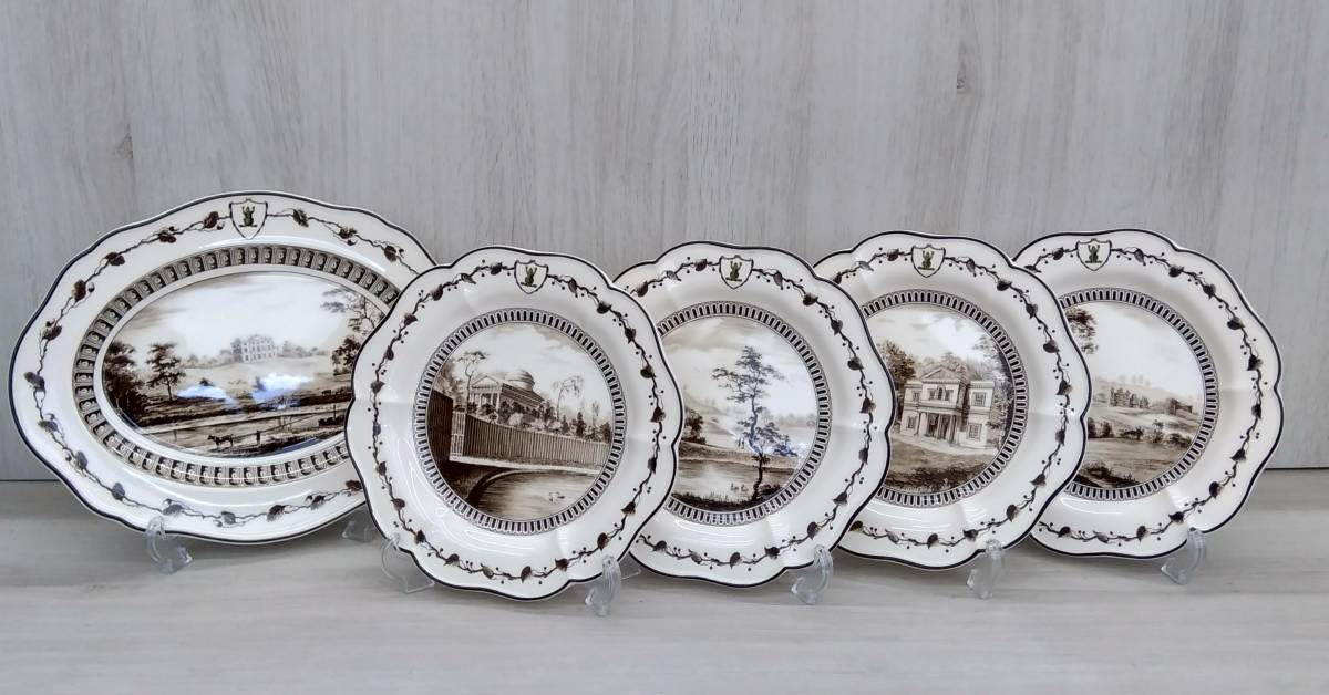 WEDGWOOD ウェッジウッド プレート 5枚 フロッグサービスセット