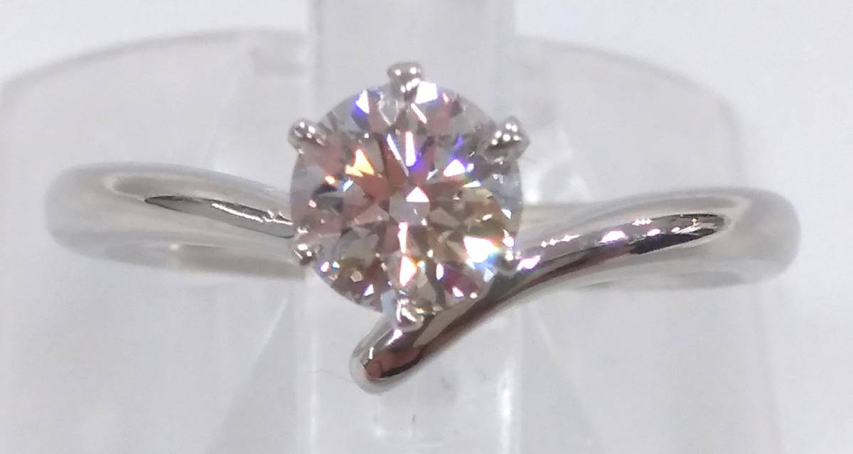 期間限定キャンペーン 約10号 Pt900 ダイヤモンド0.548ct 鑑定書付き