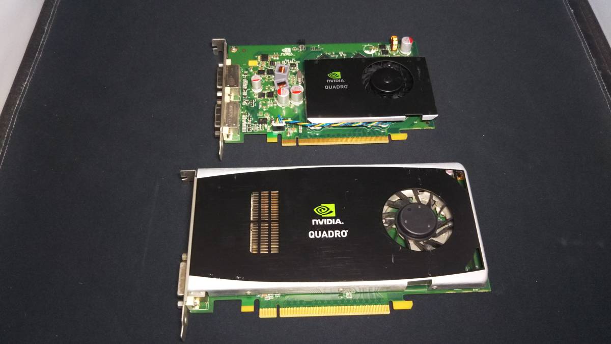 ジャンク NVIDIA QUADRO FX380 FX1800 グラフィックボード セット グラボ_画像1