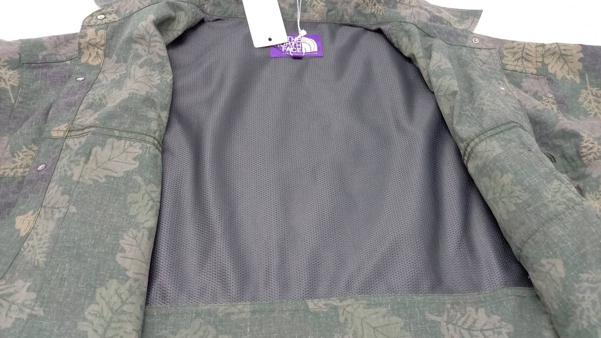 【正規通販】 7480円 LABEL PURPLE ノースフェイス ザ FACE NORTH THE 美品 ☆ 半袖シャツ