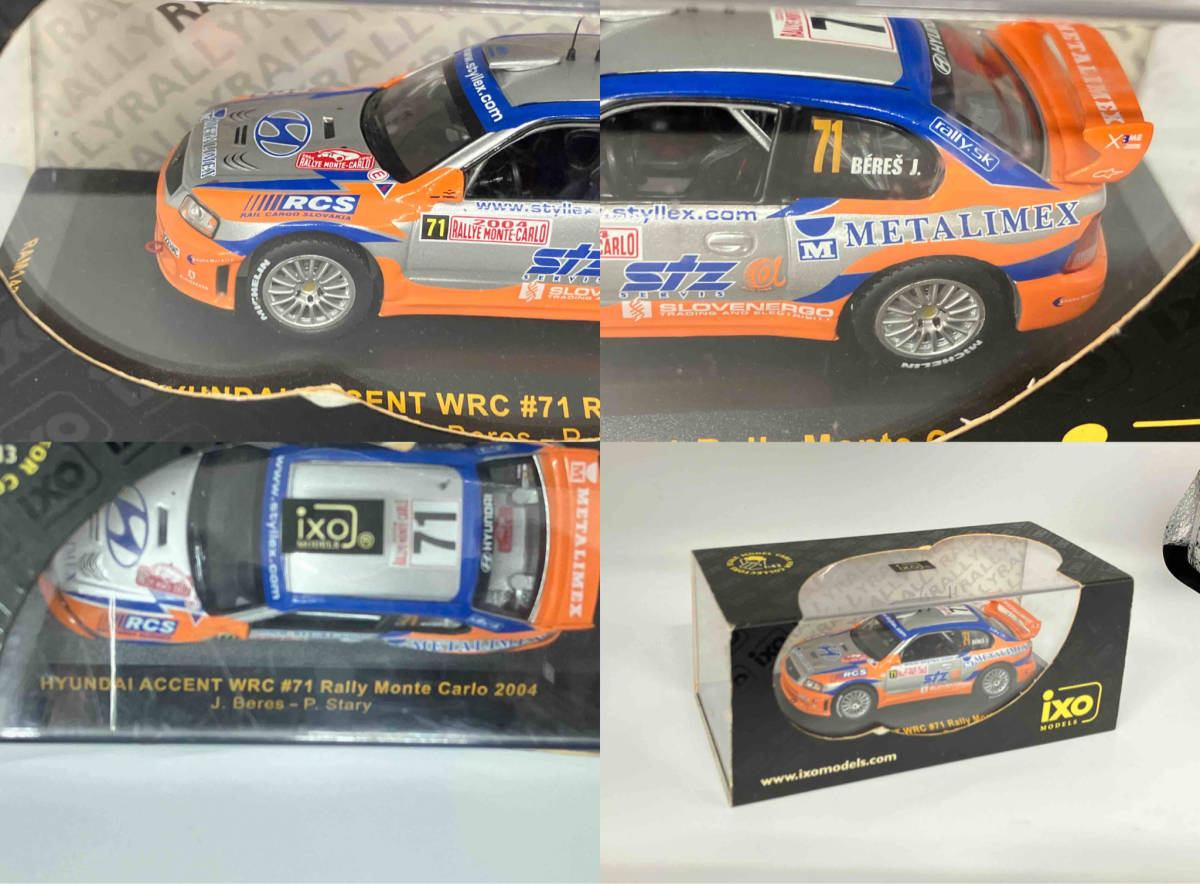 ixo 1/43 HYUNDAI ACCENT WRC No.71 Rally Monte Carlo 2004 /イクソ ヒュンダイ_画像4