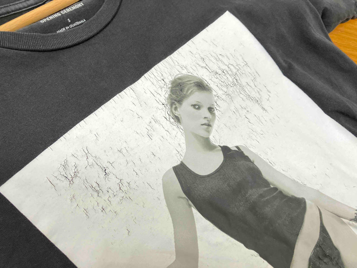 CALVIN KLEIN カルバン・クライン メンズ 半袖Tシャツ OPENING CEREMONY ブラック Sサイズ グアテマラ製 レア品_画像6