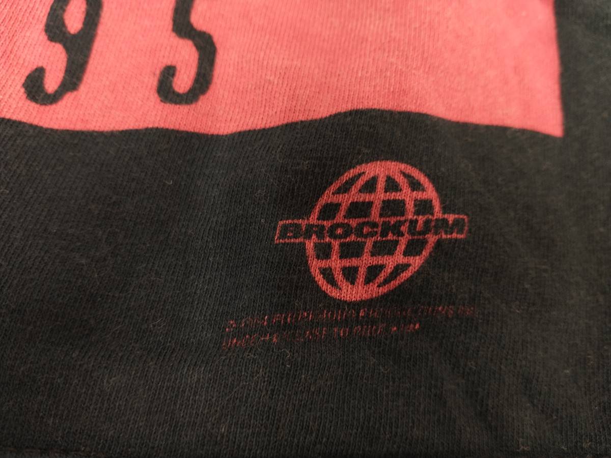 90s Rolling Stones ローリング・ストーンズ Voodoo Lounge WT FULLPRINT 半袖Tシャツ バンドT サイズL USA製 ブラック スカル 店舗受取可_画像7