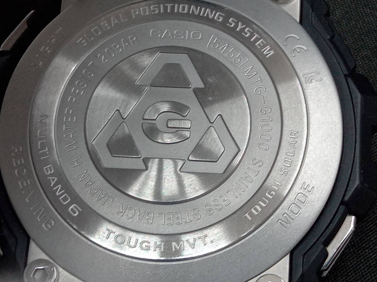 美品】 CASIO カシオ G-SHOCK ジーショック MT-G MTG-G1000-1AJF GPS