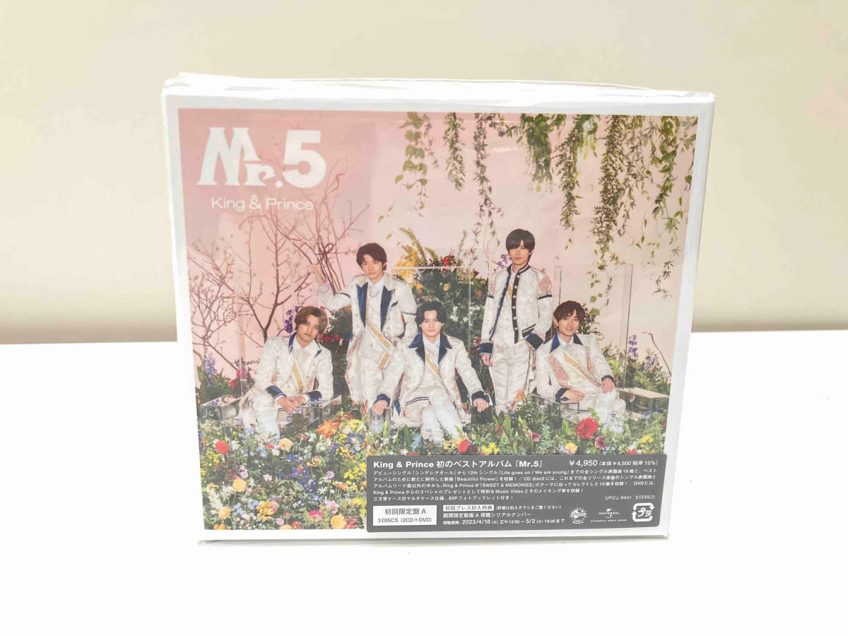 King Prince CD Mr.5(初回限定盤A)(DVD付) King Prince Mr.5 初回限定版A