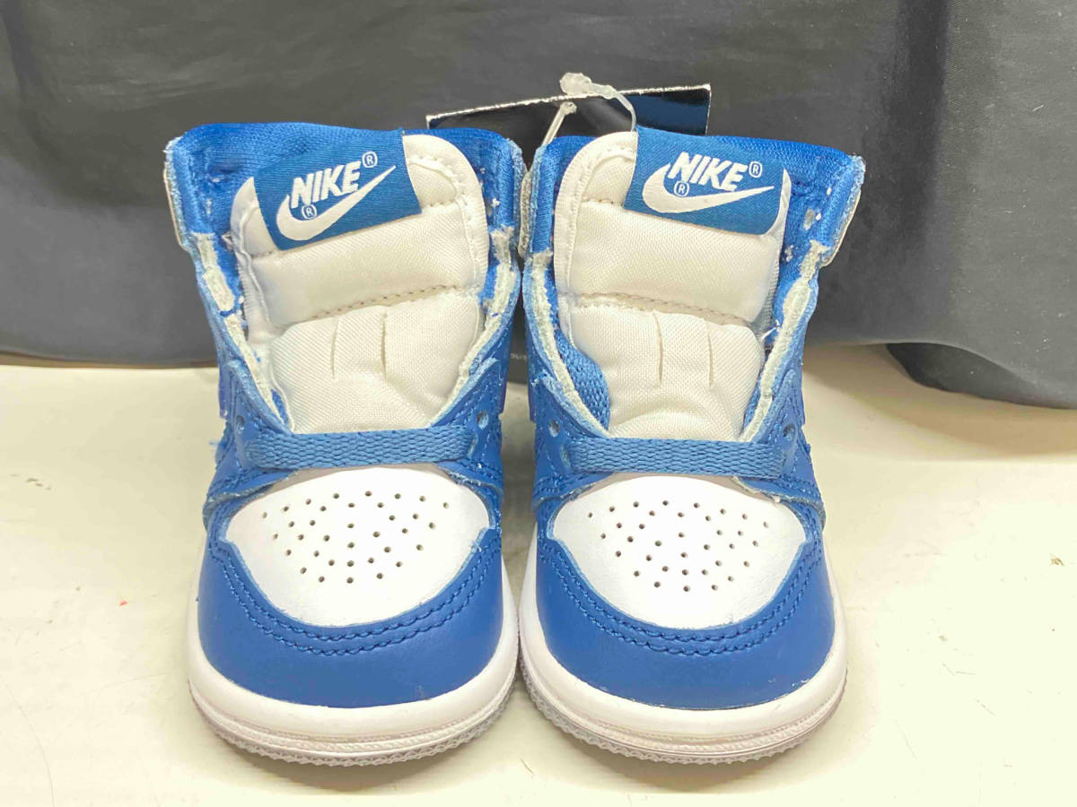 NIKE Nike AIR JORDAN 1 RETRO HIGH OG TD air Jordan 1 retro high OG FD1413-410 baby shoes sneakers tu lube Roo 8cm