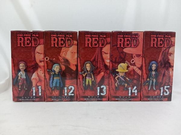 未開封品 [全5種セット]バンプレスト 『ONE PIECE FILM RED』 ワールドコレクタブルフィギュア vol.3_画像2