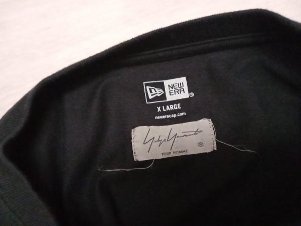 YOHJI YAMAMOTO ヨウジヤマモト NEW ERA HN-T97-081 センターボックスロゴ 半袖Tシャツ サイズ5 ブラック 店舗受取可_画像4
