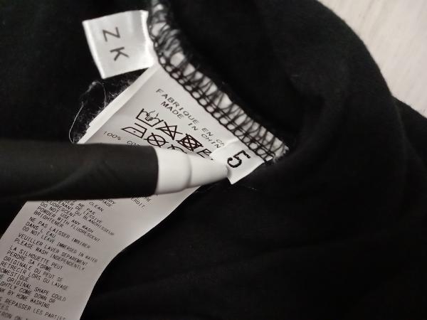 YOHJI YAMAMOTO ヨウジヤマモト NEW ERA HN-T97-081 センターボックスロゴ 半袖Tシャツ サイズ5 ブラック 店舗受取可_画像6