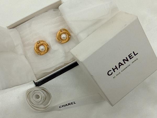 【CHANEL】96A 小物 レディース アクセサリー イヤリング 中古_画像3