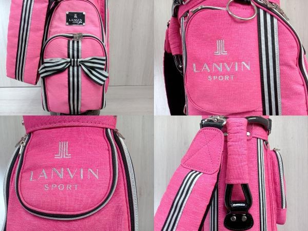 キャディバッグ LANVIN SPORTS ランバンスポーツ VLM0920D1 ピンク 9型_画像7